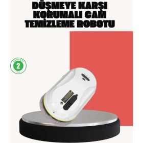 Resim Belirtilmemiş Ups Destekli Düşmeye Karşı Korumalı Cam Temizleme Robotu 
