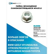 Resim Boltmaster Kendiliğinden Vidalanan Flanşlı Somun M14x1,5 265500538 