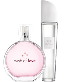 Resim Avon Wish Of Love + Pur Blanca Kadın Parfüm Seti 