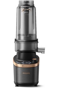 Resim Philips HR377000 Flip&Juice Blender ve Meyve Sıkacağı Modüllü Siyah 
