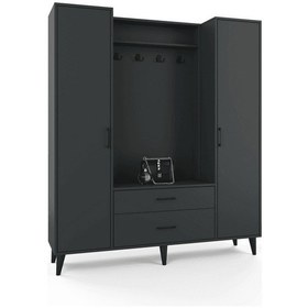 Resim Malta Portmanto - Antrasit 