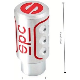 Resim Chuangyinshop Silvery Wave Stick Car Dekorasyon Alüminyum Alaşım Manuel Ve Otomatik Vites Başlığı 