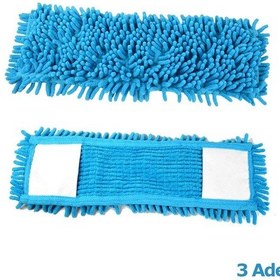 Resim Cod-ex Mikrofiber Islak Kuru Nemli Makarna Şönil Palet Tablet Mop Yedeği - 80 CM - 3 Adet 