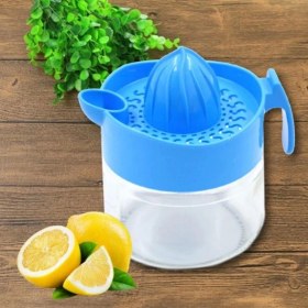 Resim 300ML Cam Hazneli Pratik Limon Narenciye Sıkacağı KC-405 (4887) 