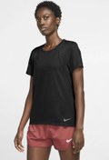 Resim Nike Breathe Dri-fit Run Tank Nefes Alan Siyah Spor Tişört 