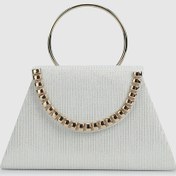 Resim Beyaz Kadın Abiye Çanta 