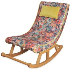 Resim Asedia Asedia Miskin Naturel Retro Sallanan Sandalye Dinlenme Koltuğu 