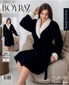 Resim Boyraz 0047 Kadın Sharpi Welsolf Sabahlık Siyah 