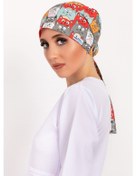 Resim Turuncu Kedi Desenli Tesettür Doktor Hemşire Hastane Aşçı Cerrahi Siyah 