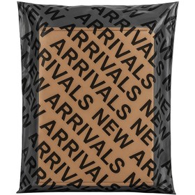 Resim Hazır Desenli Tek Taraf Şeffaf Kargo Poşeti - 35x55+5 / 100 