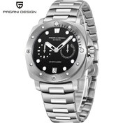 Resim Pagani design Erkek 200M Su Geçirmez Çelik Saat Otomatik Mekanik Saat 41MM Safir Kristal Cam Erkek Saatler 
