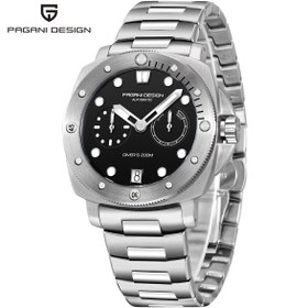Resim Pagani design Erkek 200M Su Geçirmez Çelik Saat Otomatik Mekanik Saat 41MM Safir Kristal Cam Erkek Saatler 