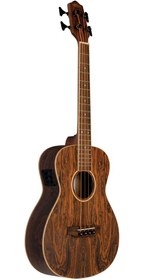 Resim Lanikai FB-EBU Elektro Bas Ukulele (Profesyonel - Akasya Gövde) | Kısa Skala (Short Scale), Bas Gitar Akort Düzeni, Dahili Preamp ve Ekolayzer | Ölçüler: 21 Perde / Bas Ukulele Formu 