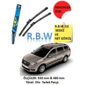 Resim Rbw & Dacia Logan 2/logan Mcv 2 (2015-2022) Aracınıza Özel Muz Tip Silecek Takımı 