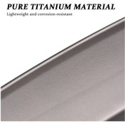 Resim Wezone Hafif Titanyum Servis Tepsisi - Kamp, Bbq Ve Pasta İçin Çok Amaçlı Gri 