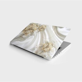 Resim Laptop Sticker Bilgisayar Notebook Pc Kaplama Etiketi 3D Altın Çi 