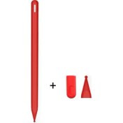 Resim Loges Apple Pencil 2. Nesil Kılıf Silikon Yumuşak Tam Koruma Kılıfı Kalem Fonksiyonları ile Kullanılabilir 