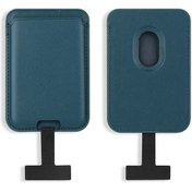 Resim Lopard Crd-09 Dahili Şarj Soket Aparatlı Magnetik Pu Deri Kartlık 