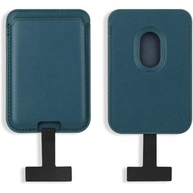 Resim Lopard Crd-09 Dahili Şarj Soket Aparatlı Magnetik Pu Deri Kartlık 