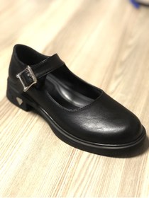 Resim PUNTO Kadın Bej Burnu Kapalı Oxford Ayakkabı 