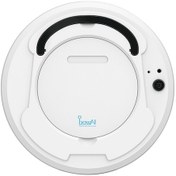 Resim 1800pa Büyük Emiş Akıllı Ev Süpürgesi Temiz Robot Beyaz 