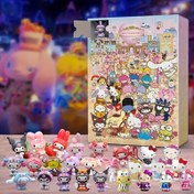 Resim 24 parçalık Sanrio Sürpriz Kutu Hello Kitty Noel Geri Sayım Takvimi - Sürpriz Sürpriz Kutularla Şenlikli Bir Geri Sayım, Parti Hediyeleri İçin Mükemmel ve Büyük Aile Toplantıları İçin Uygun, Sevimli ve Yaratıcı Tasarımlarla Yeni Yıl İçin Gizemli Bir Kutu Hediye Seti İçeren. 
