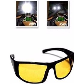 Resim Anti Far Gece Görüş ve Güneş Gözlüğü Çerçeveli Gözlük 