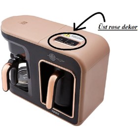 Resim Karaca 2 ın 1 Kahve makinesi üst dekor 