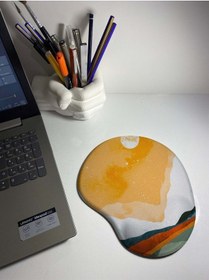 Resim Manzara Çizim Bilek Destekli Mouse Pad Mousepad 