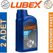 Resim Lubex Brake Fluid Dot 4 Fren Hidrolik Yağı 500 Ml 2 Adet 