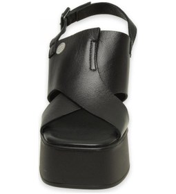 Resim Mammamia D24ys-1710z Topuklu Siyah Kadın Sandalet Siyah 