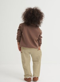 Resim Unisex Çocuk İnterlok Pantolon Yeşil - 2-3 Yaş 
