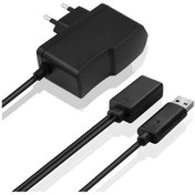 Resim Sones Microsoft Xbox 360 Kinect Sensör Şarj Cihazı Usb Ac Adaptörü Güç Kaynağı Ab Fişi 