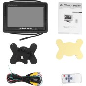 Resim Creatorally 7in Araba Monitör Yüksek Çözünürlüklü Ters Dikiz Ekran 12-24 V Oto Aksesuar (Yurt Dışından) 