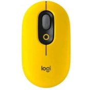 Resim Logitech POP Emoji 910-006546 Sarı Sessiz Optik Kablosuz Mouse - Teşhir 