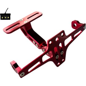 Resim Katlanır Plakalık Cnc Ledli Kırmızı 