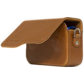 Resim MegaGear Canon Sx610 Hs, Ixus 170, Suni Deri Fotoğraf Makinesi Kılıfı 