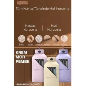Resim Storemax Katlanır Çamaşır Kurutma Makinesi Pembe 