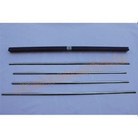 Resim Corolla Uyumlu Cam Çıtası Nikelajı Sd 2001-2006 Arası P. Çelik 4 Prç. N11.4702 