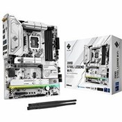Resim Asrock Z890 Steel Legend WiFi DDR5 9066 MHz OC M.2 HDMI/USB-C PCIe 5.0 1851P ATX Anakart 