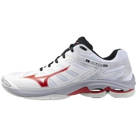 Resim Wave Voltage 2 Unisex Voleybol Ayakkabısı Beyaz / Kırmızı Çok Renkli 