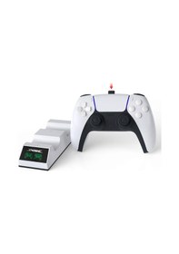 Resim Ps5 Dobe Dual Dock Gamepad Göstergeli Şarj Stand TP5-0508 