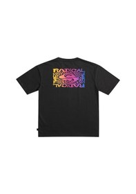 Resim Quiksilver Radical Flag Erkek Çocuk Tişört Siyah 