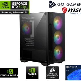 Resim Go Gamer S383D Intel Core I5 13400F / 16GB Ddr5 5200MHZ / 512GB Nvme SSD 3300-3100MB-SN / RTX5050 8gb / Msı 27" 200Hz. / Windows 11 Pro Masaüstü Bilgisayar 