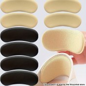 Resim 8 Adet Kendinden Yapışkanlı Görünmez Ayakkabı Topuk Pedi, Sürtünme ve Kayma Önleyici Sünger Astarlar – Uyumlu Boyut Ayarına Sahip, Çorapsız Taban Koruma Pedleri, Numara Azaltıcı, Şık Ve Dayanıklı İçlikler Ofis Profesyonelleri ile Moda Tutkunları İçin 