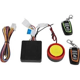 Resim Esranın Dünyası Alarm Sistemi Motosiklet Evrensel 12 V Motosiklet Hırsızlık Alarm Sistemi, 2 Uzaktan Kumandalı Motosiklet Kablosuz Alarm Sistemi Motor Çalıştırma Uzaktan Kumandalı Anahtarlık 