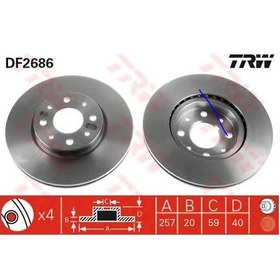 Resim Fiat Albea 2002 ve Sonrası Ön Fren Disk Takımı 