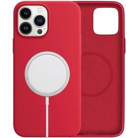 Resim BİKAPAK Magsense Iphone 13 Pro Max Red Kapak 