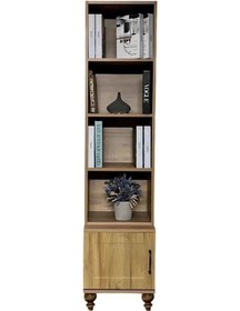 Resim Alin Wood Komodin Ve Kitaplık Set Mdf Riviera Renk Gürgen Ağacı Ayaklar Diğer 