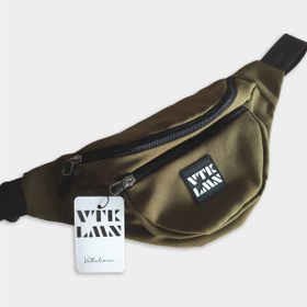 Resim Unisex Haki Renkli Omuz Ve Bel Çantası Haki 